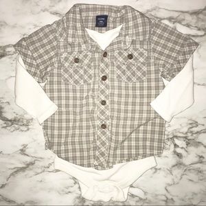 babyGap Baby Boys’ 2-in-1 Bodysuit